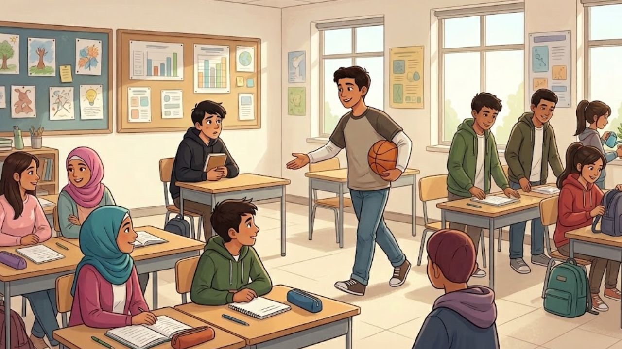 The New Student in Class