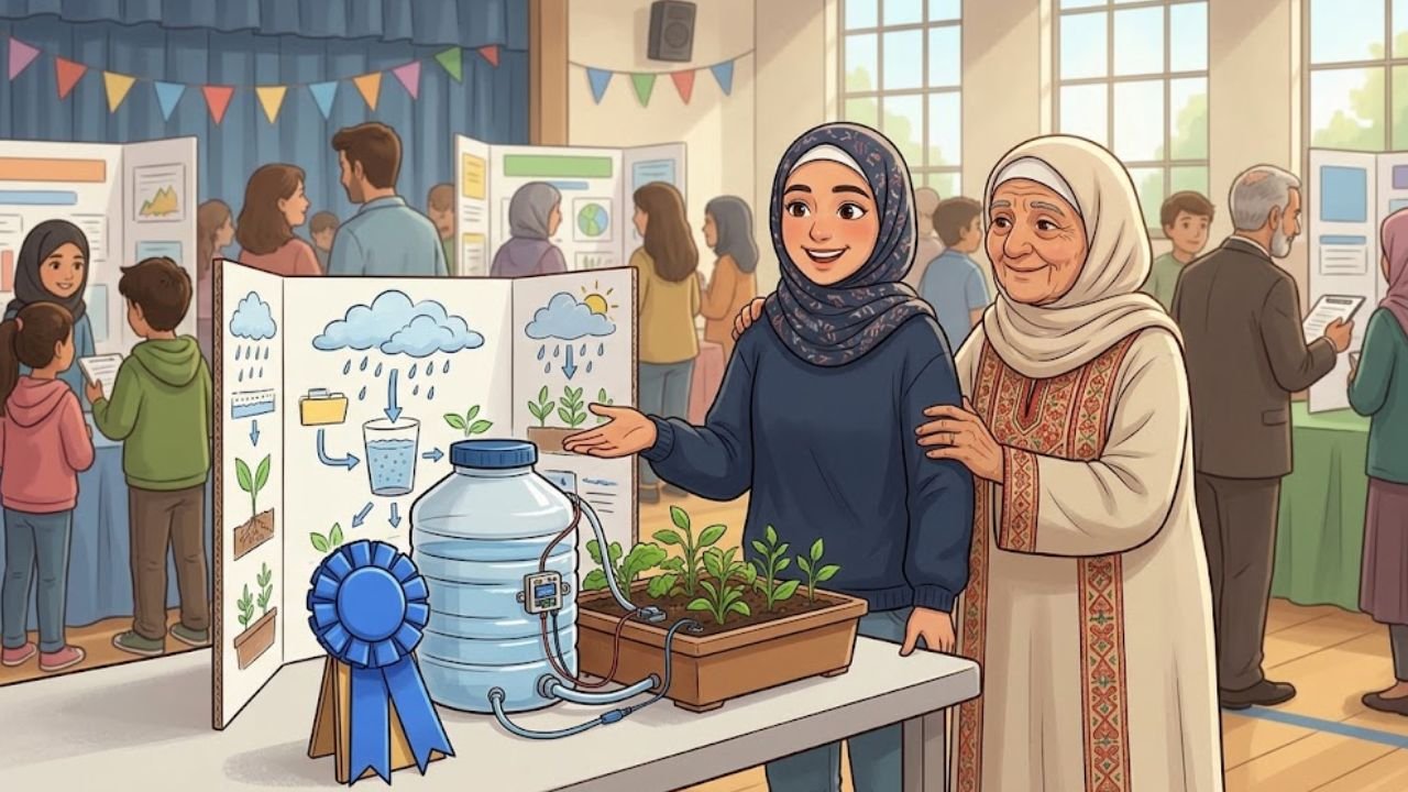 Nour Wins the Science Fair