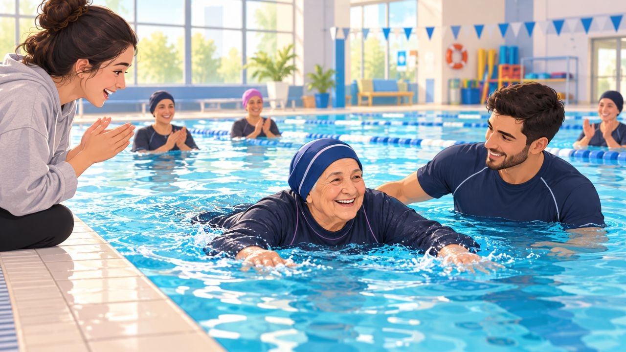 Learning to Swim at Seventy