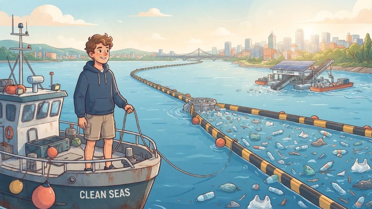 The Young Man Who Wants to Clean the Oceans